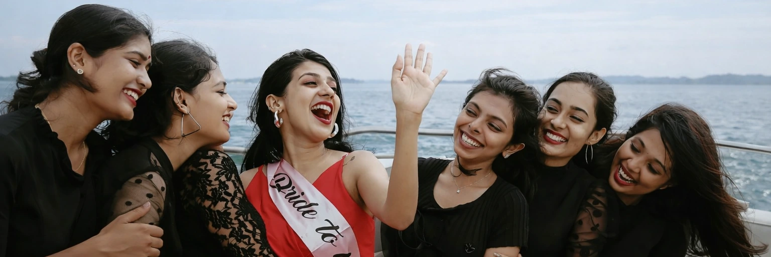 bachelorette photo shoot copertina